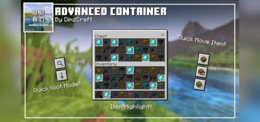 संसाधन पैक: नए इन्वेंट्री बटन [1.21+] Minecraft PE (Bedrock)