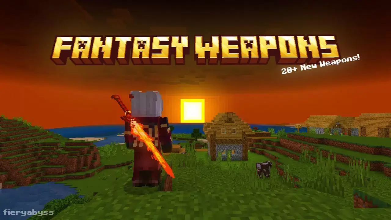बनावट: शानदार हथियार Minecraft PE (Bedrock)