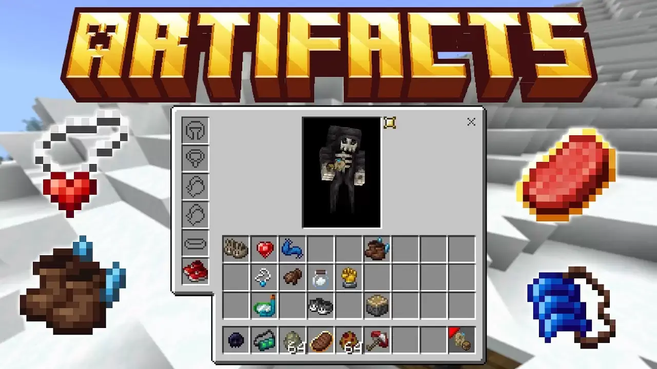 कलाकृतियाँ मॉड Minecraft PE (Bedrock)