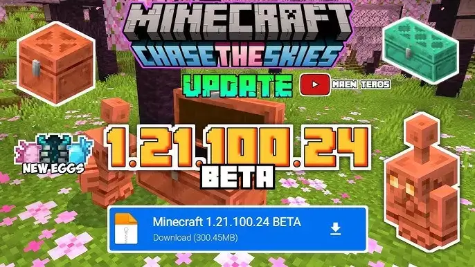 Minecraft Bedrock / PE 1.21.100.24 डाउनलोड करें – नया अपडेट अभी पाएं Minecraft PE (Bedrock)