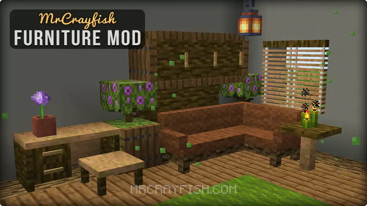 फर्नीचर मॉड Minecraft PE (Bedrock)